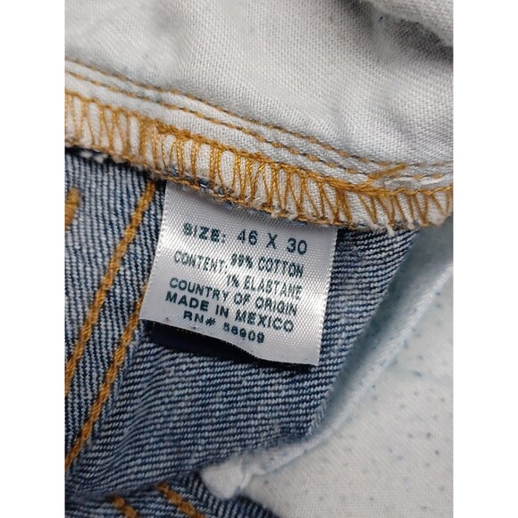 Daniel Cremieux Blue Jeans Mens 46 X 30 Relaxed Straight Leg Denim - Picture 8 of 10